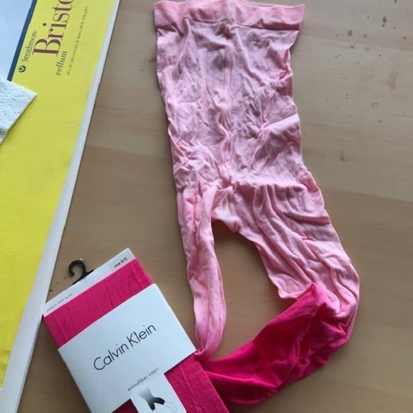 Calvin Klein Capri  Leggings Pink Size B C New - Picture 8 of 8